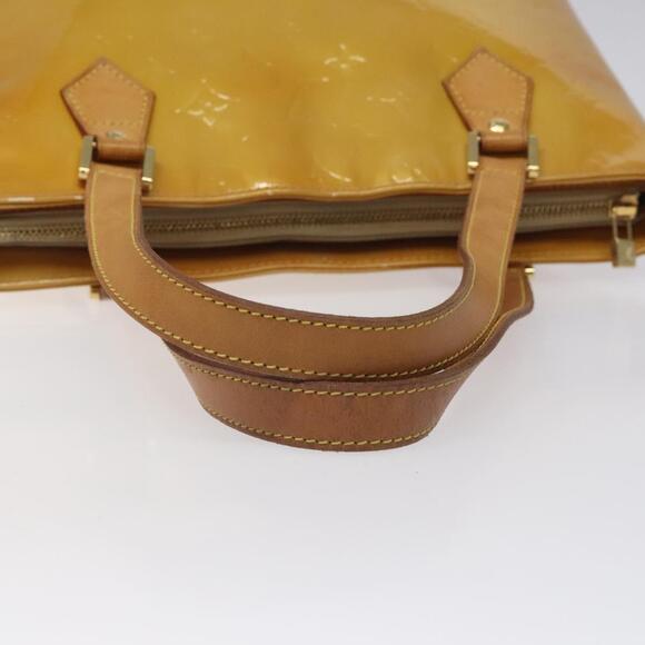 LOUIS VUITTON Monogram Vernis Houston Hand Bag Beige M91004 - Picture 7 of 13